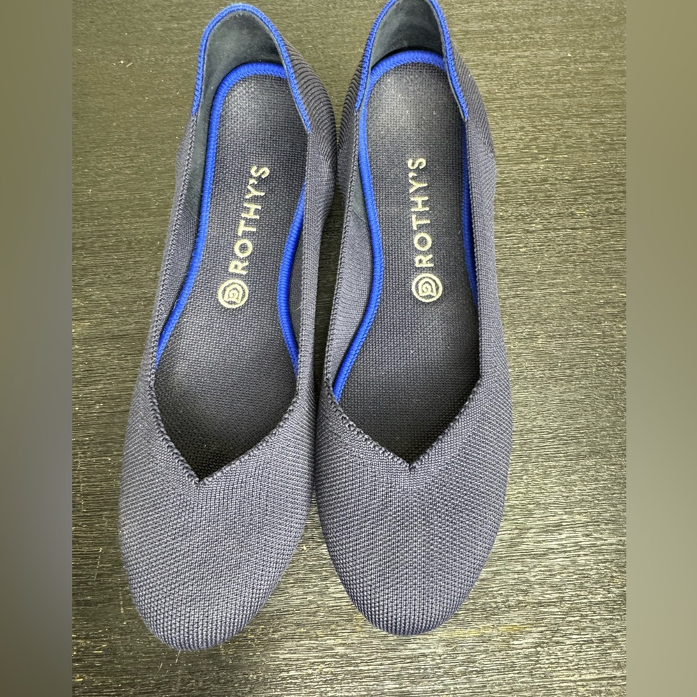 Rothy's Navy Blue Flats